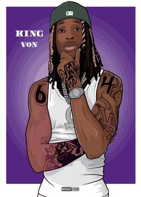 King Von Portrait