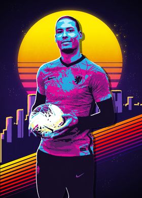 Virgil van Dijk Retro 80s