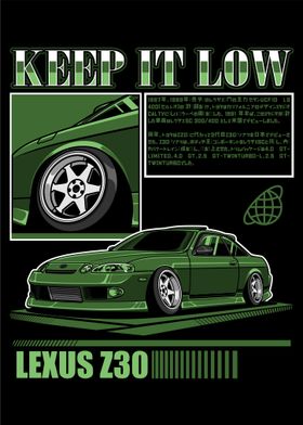 Lexus Z30 Green