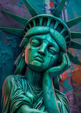 Weeping Statue of Liberty