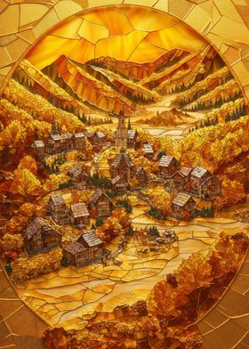 Autumn Mosaic Village 