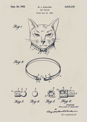 Cat Collar Patent Illustration