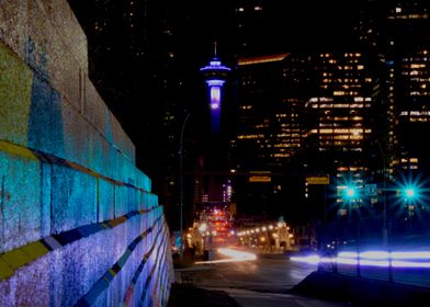 Calgary Cityscape at Night