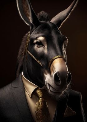 Donkey in Suit