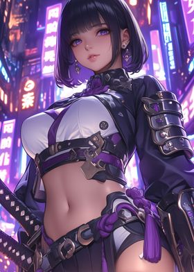 Cyberpunk Anime Girl