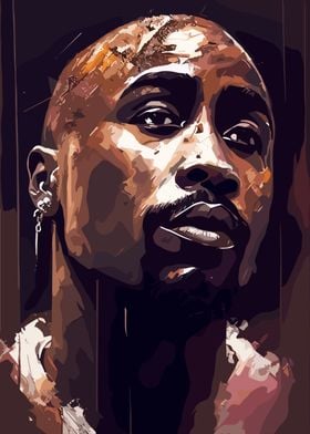 Tupac Shakur Portrait