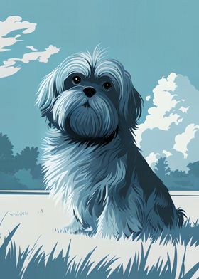 Shih Tzu Dog Portrait