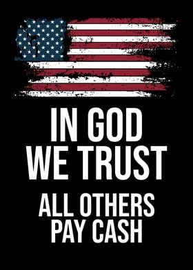 American Flag In God We Trust