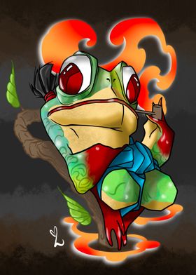 Smoking Frog