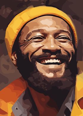 Marvin Gaye in Yellow Hat