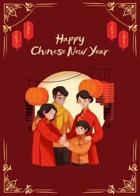 Chinese New Year Family