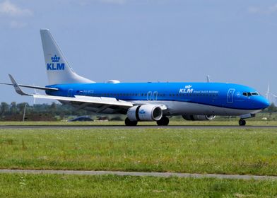 KLM Boeing 737-800 at Schiphol Amsterdam