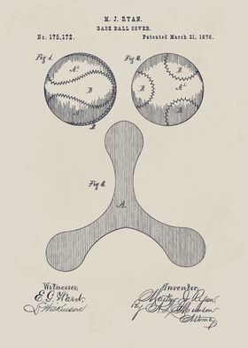 Baseball Cover Patent