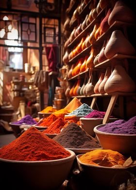 Spice Market Display Morocco