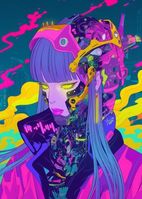 Cyberpunk Anime Girl