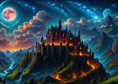 Fantasy Castle Landscape