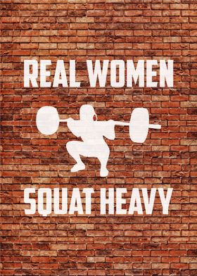 Real Women Squat Heavy