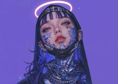 Cyberpunk Angel