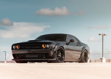 Black Dodge Challenger