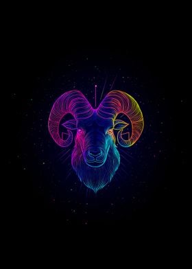 Rainbow Aries Zodiac