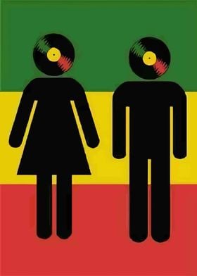 Vinyl Record Couple