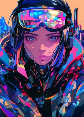 Cyberpunk Anime Girl