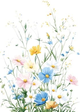 Watercolor Wildflowers