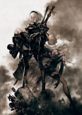 Nier Automata 2B 