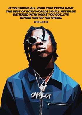 Polo G Quote Art