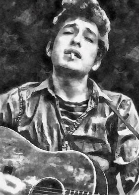 Bob Dylan Painting