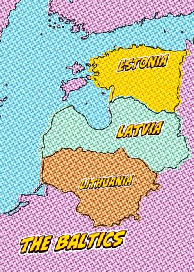 Baltic States Map