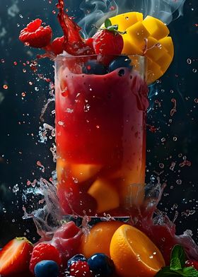 Fruit Smoothie Splash