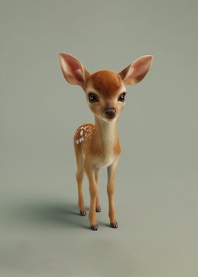 Cute Baby Fawn - Kids room decoration