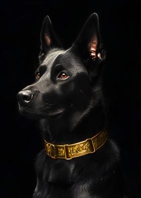 Black &amp; Gold Belgian Malinois