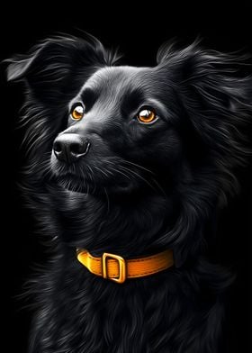 Black &amp; Gold Border Collie