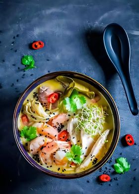 Shrimp Noodle Soup