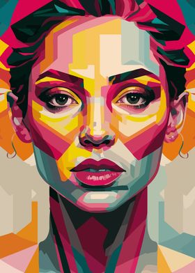 Abstract Woman Portrait