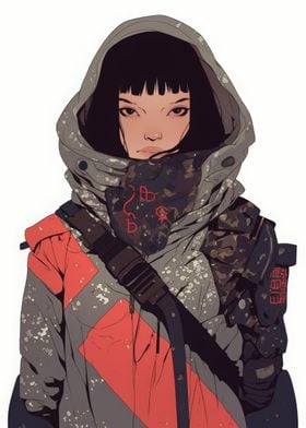 Cyberpunk Female Character