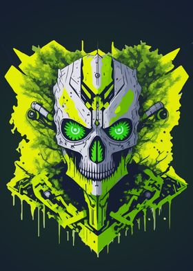 Cyberpunk Skull