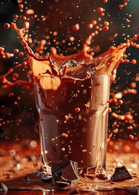 Chocolate Milk Splash