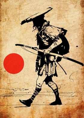 Samurai Walking