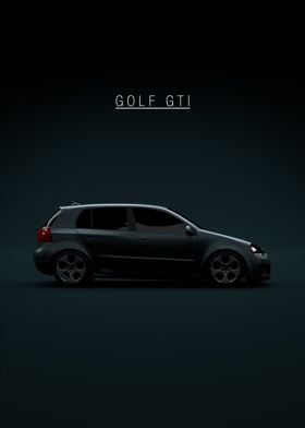 VW Golf GTI - Mk V - 5 doors - Green Tint 