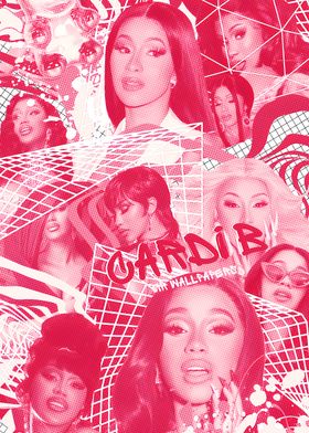 Cardi B Pink Wallpaper