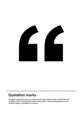 Quotation Marks Graphic