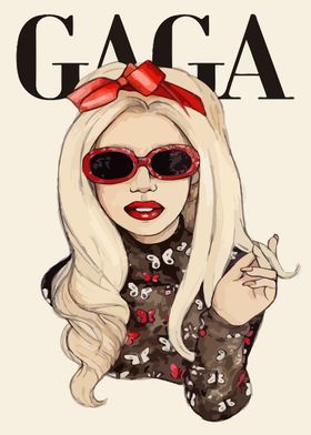 Lady Gaga Portrait