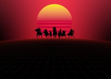 Retro Sunset Riders