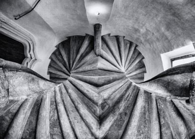 Double Spiral Staircase in Graz Castle