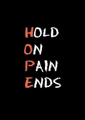 Hold On Pain Ends