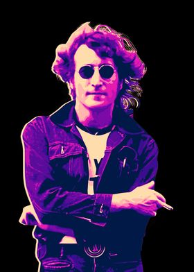 John Lennon Pop Art Portrait