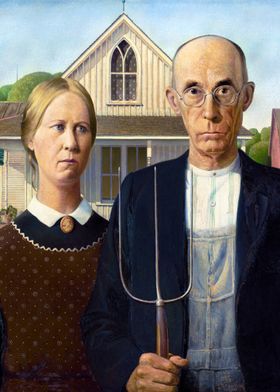 American Gothic Couple